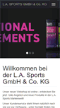 Mobile Screenshot of la-sports.de